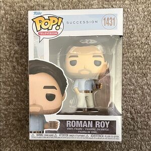 Funko Pop! Roman Roy Vinyl Figure - White and Brown